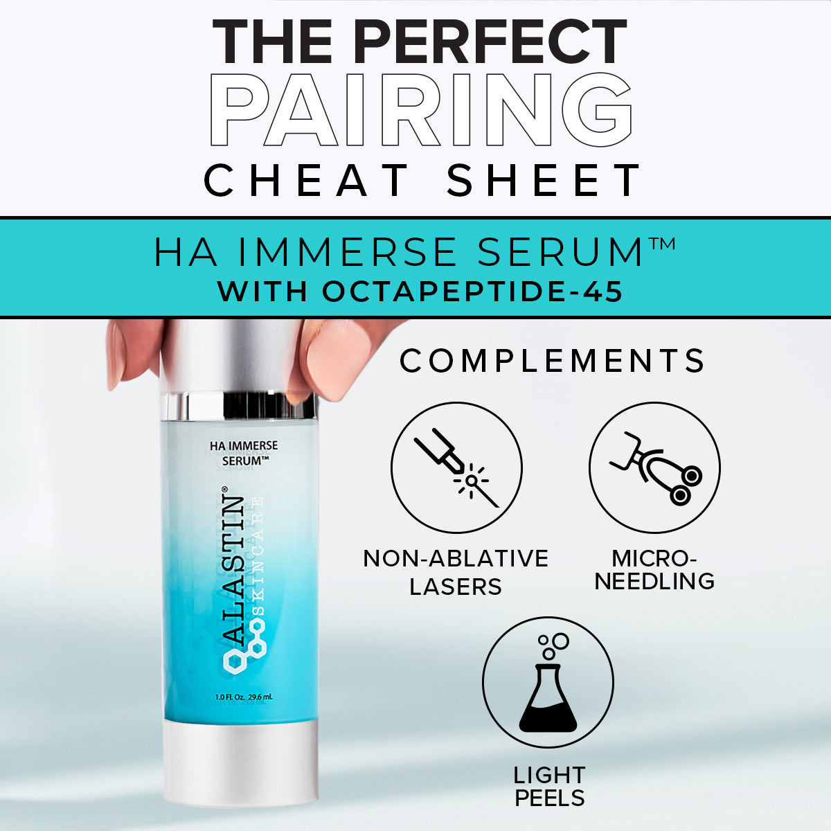 Alastin Skincare® HA (Hyaluronic Acid) IMMERSE Serum™ - 1.0 Fl. Oz. 29.6 mL