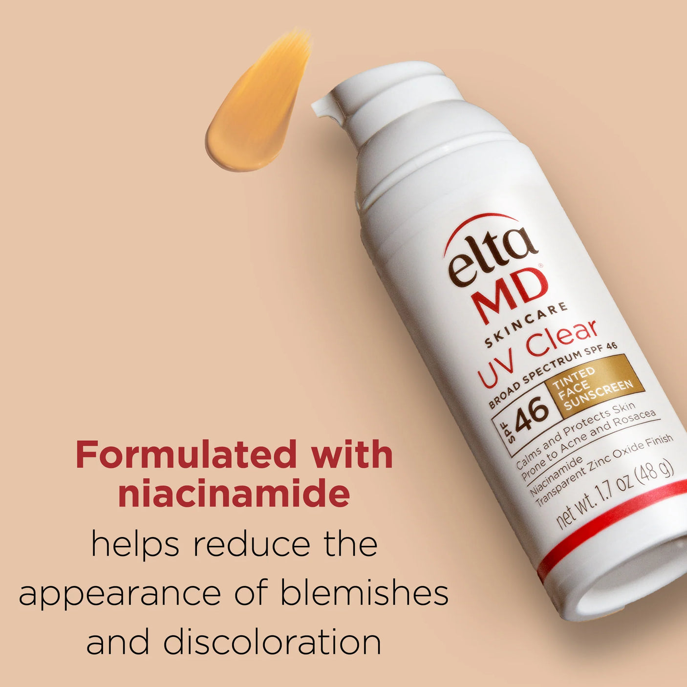 EltaMD® UV Clear Tinted Broad-Spectrum SPF 46 (Travel Size) - 0.5 fl. oz. / 14 g
