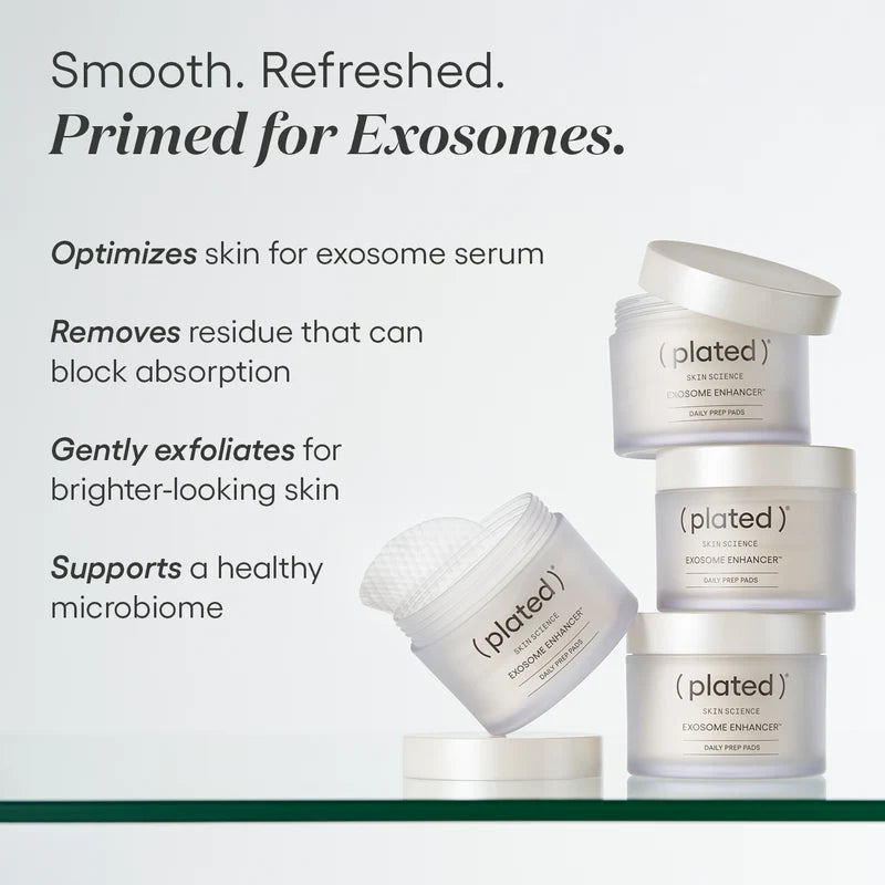 plated Exosome Enhancer™ Daily Prep Pads