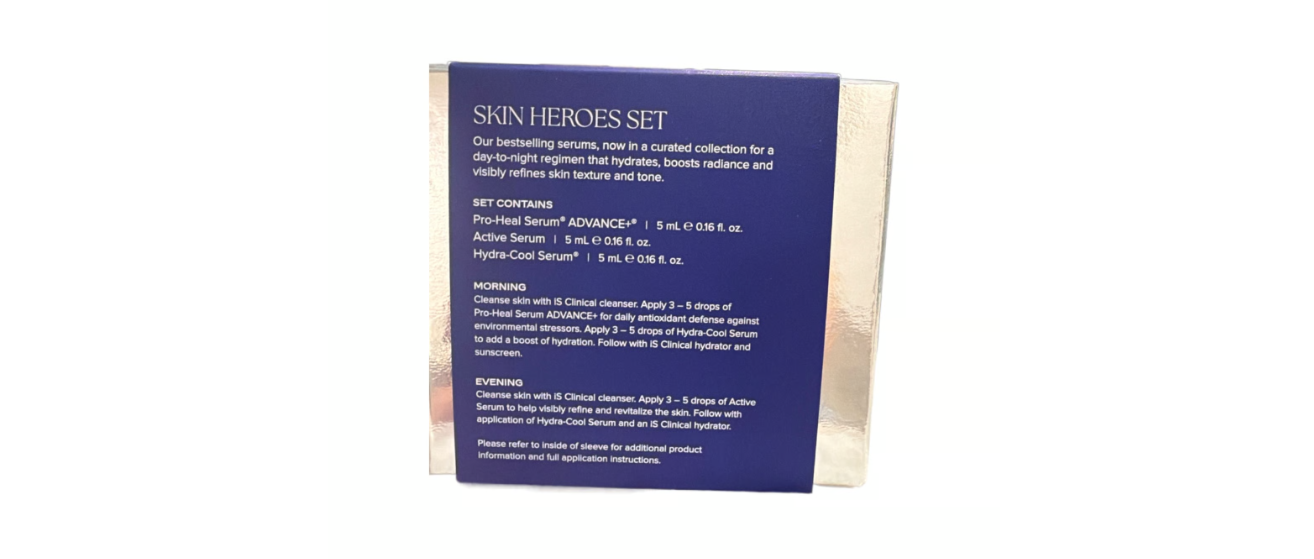 iS Clinical Skin Heroes sets