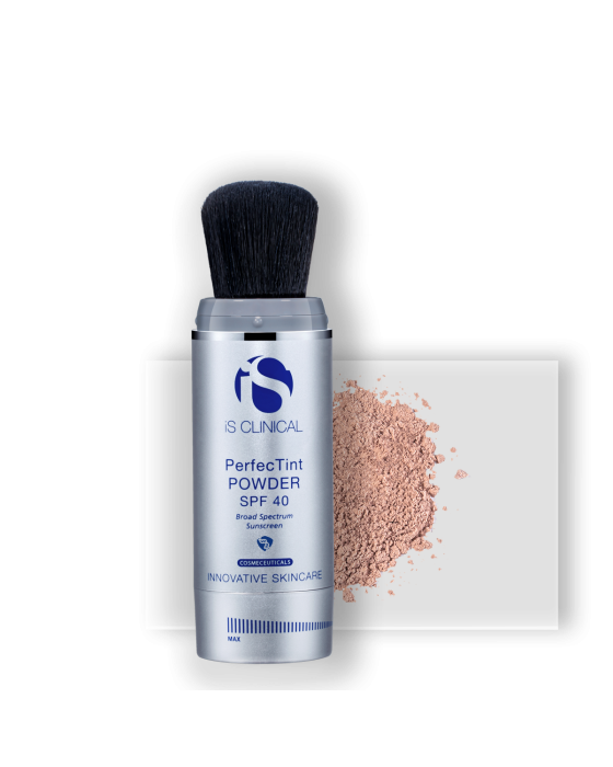 iS Clinical PerfecTint Powder SPF 40 (brush with 2 qty 3.5 g) - PerfecTint Ivory