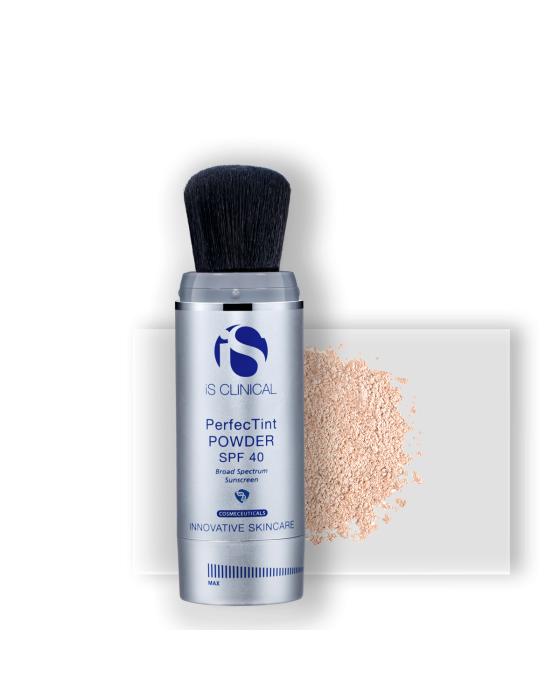 iS Clinical PerfecTint Powder SPF 40 (brush with 2 qty 3.5 g) - PerfecTint Cream (Clearance)