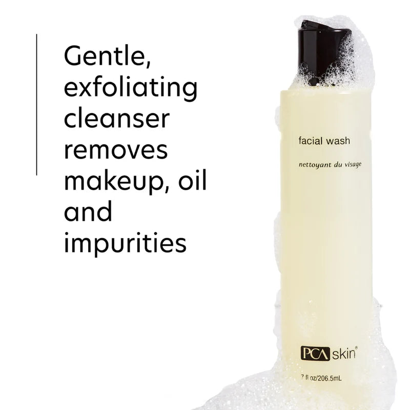 PCA Skin® Facial Wash Gentle Cleanser Deluxe Travel Size - 1 oz. / 29.6 ml