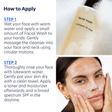 PCA Skin® Facial Wash Gentle Cleanser Deluxe Travel Size - 1 oz. / 29.6 ml