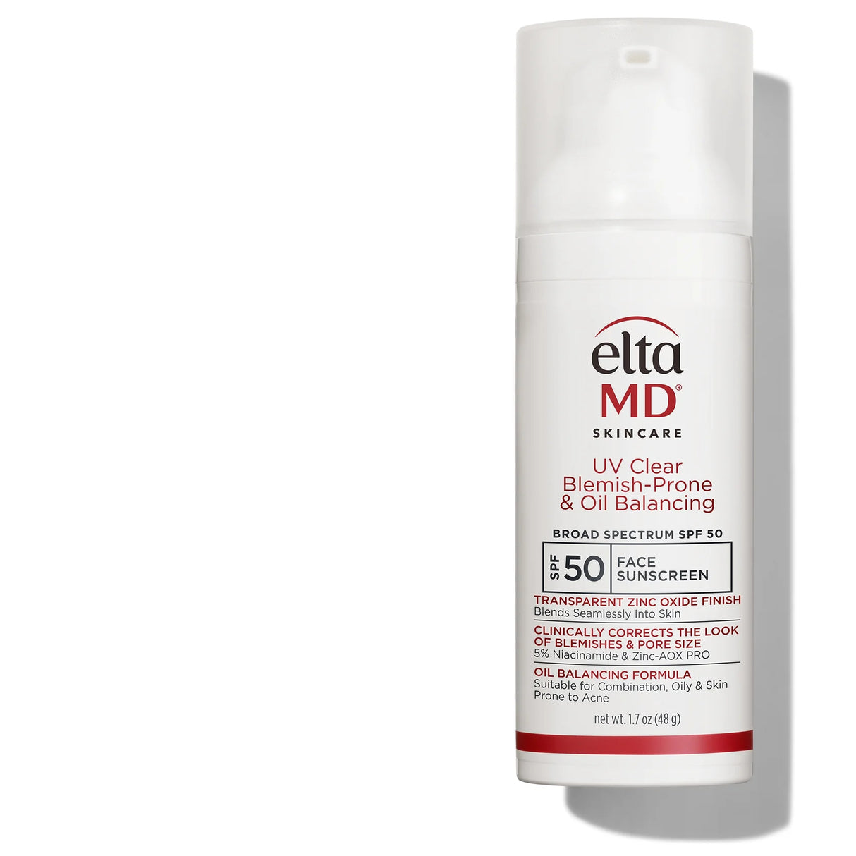 EltaMD® UV Clear Blemish-Prone & Oil Balancing SPF 50  - 1.7 fl. oz. / 48 g