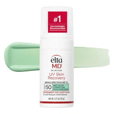 EltaMD® UV Skin Recovery Red Color Correcting Green Tint Broad Spectrum SPF 50 (Travel Size) - 0.5 oz / 16 g