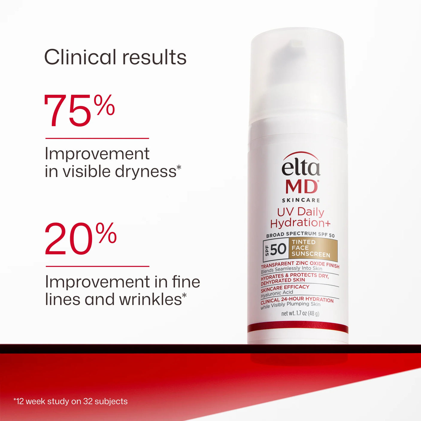 EltaMD® UV Daily Hydration+ Tinted SPF 50  - 1.7 fl. oz. / 48 g