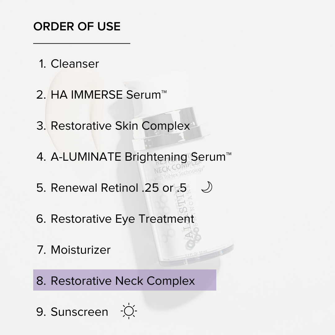 - Alastin Skincare® Restorative Neck Complex with TriHex Technology®