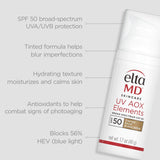 - EltaMD® UV AOX Elements Broad-Spectrum SPF 50 (Tinted)