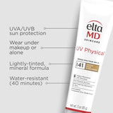 - EltaMD® UV Physical Broad-Spectrum SPF 41 (Tinted)