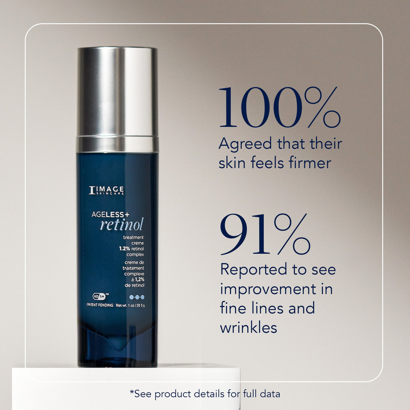 IMAGE AGELESS+ retinol treatment crème 1.2% retinol complex (travel size)