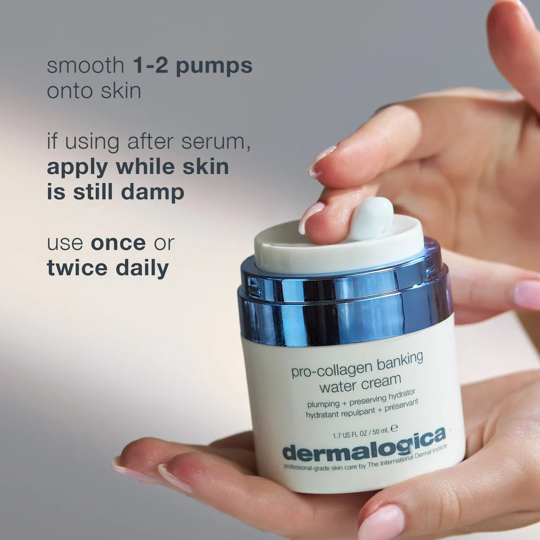 Dermalogica pro-collagen banking water cream Mini Travel .24 OZ / 7 mL