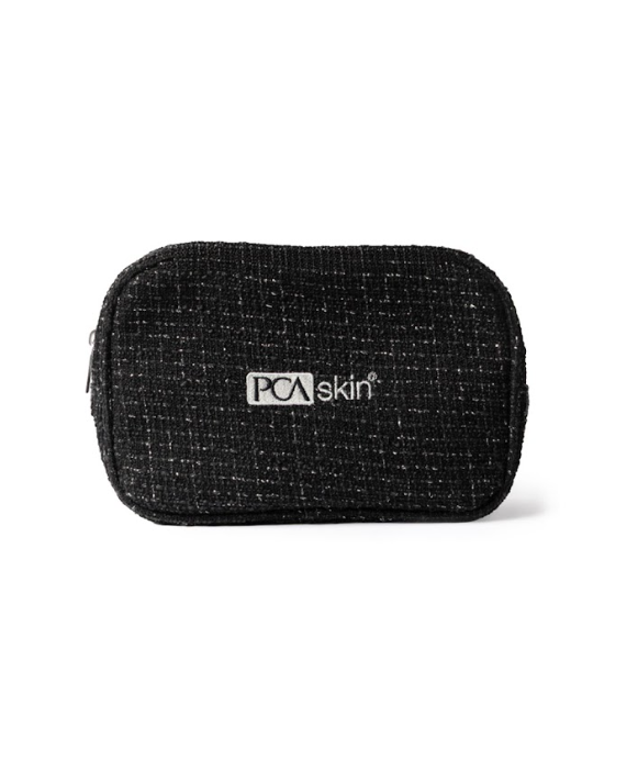 PCA Skin® Black Textured Cosmetic Bag