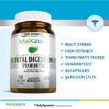 Body Dynamics Maxzorb Total Digestion Probiotic - 60 caps
