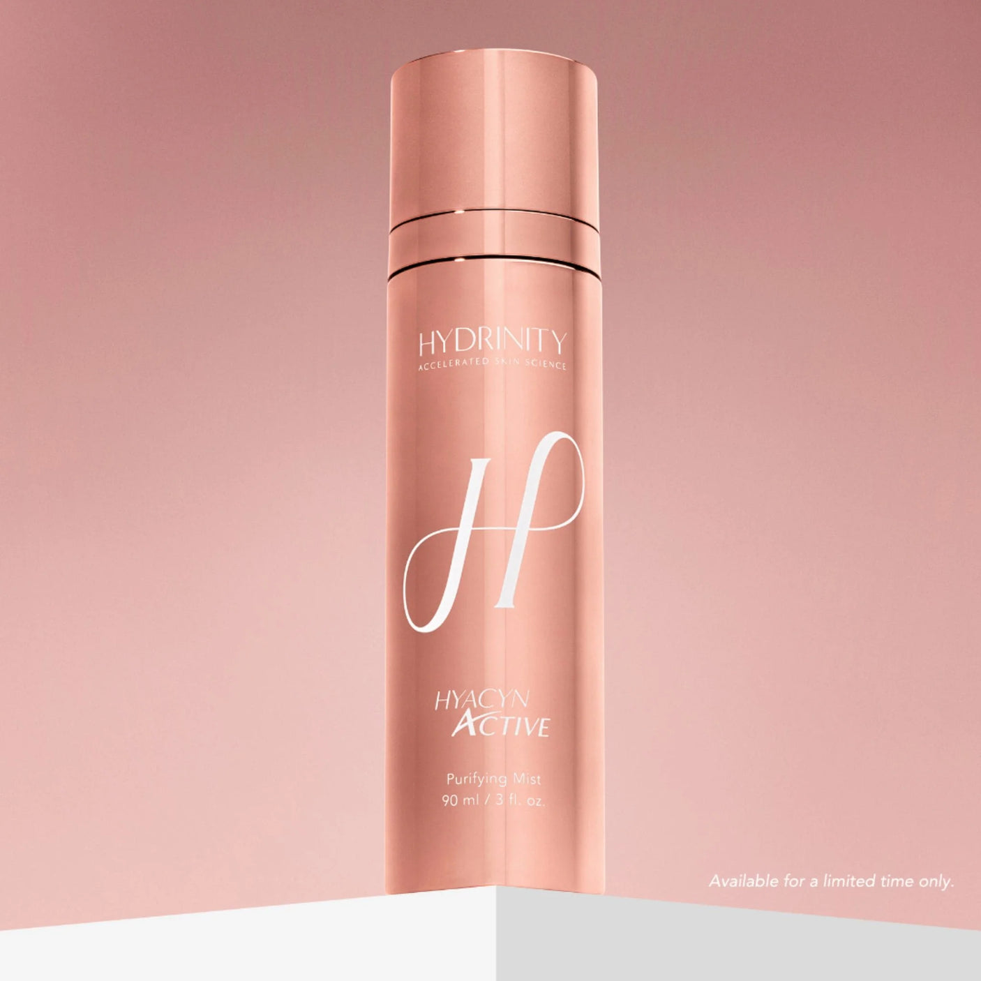 Hydrinity® Rose Gold Hyacyn Active Purifying Mist 90 ml / 3 fl.oz  (Limited Eddition)