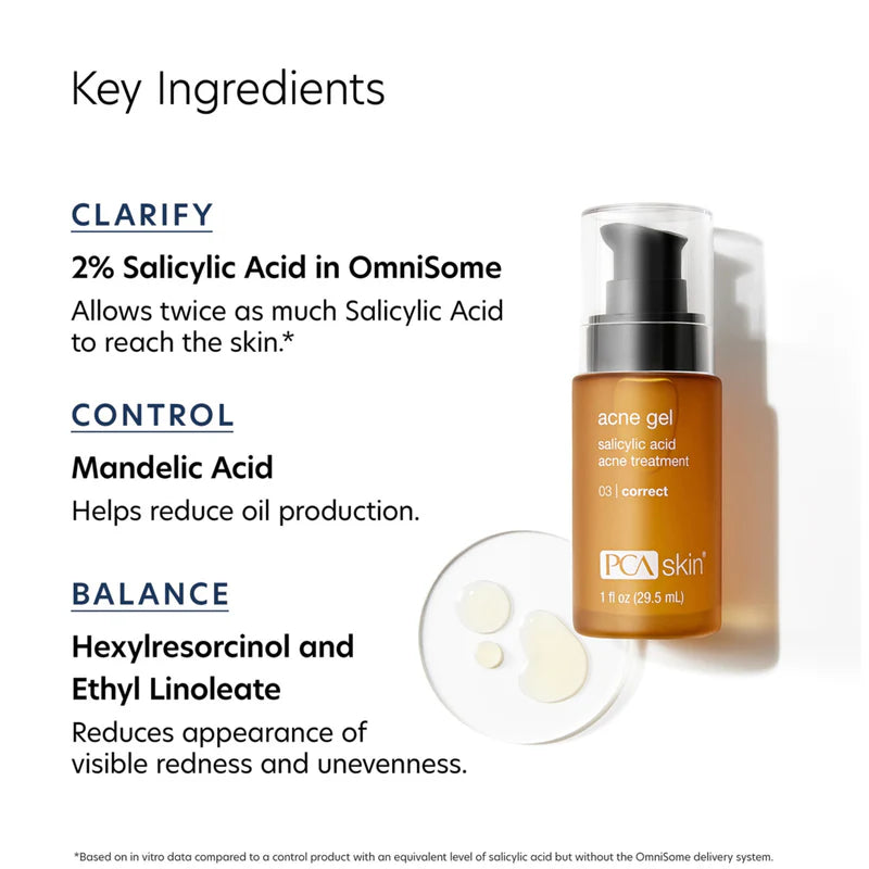 PCA Skin® Acne Gel Travel Size - 0.25 oz. / 7.3 ml