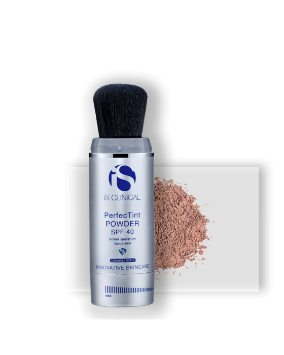 iS Clinical PerfecTint Powder SPF 40 (brush with 2 qty 3.5 g) - PerfecTint Ivory (Clearance)