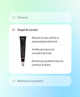 Step 2 Target and Correct - Tinted YouthFull Lip Replenisher application guide